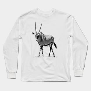 Oryx Antelope Full Figure Wildlife Long Sleeve T-Shirt